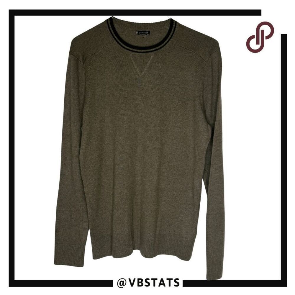 Smartwool Men's Long Sleeve Merino Wool Blend Crewneck‎ Sweater Green Medium